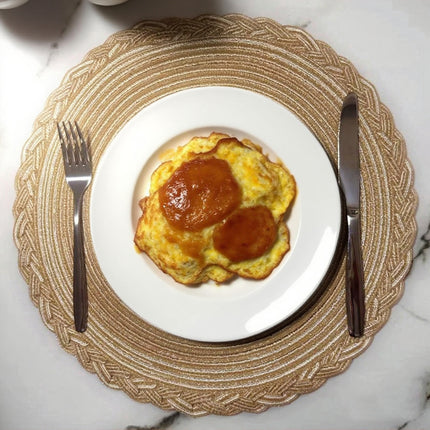 ULIECHIL 15" Braided Round Placemats (Set of 6)