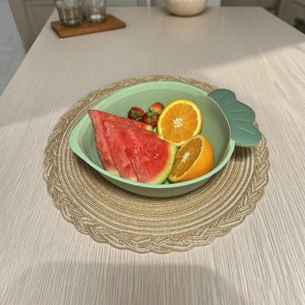 ULIECHIL 15" Braided Round Placemats (Set of 6)