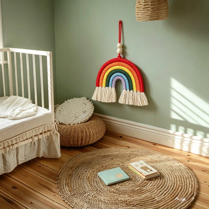 Arch Rainbow Macrame Wall Hanging
