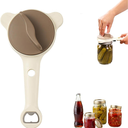 4-in-1 Universal Jar and Can Opener with Bottle Opener