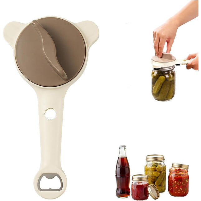 4-in-1 Universal Jar and Can Opener with Bottle Opener