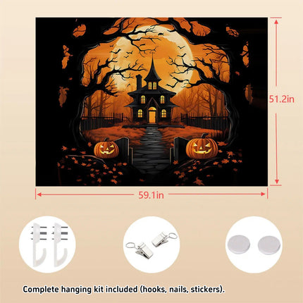 Halloween Tapestry Wall Hanging