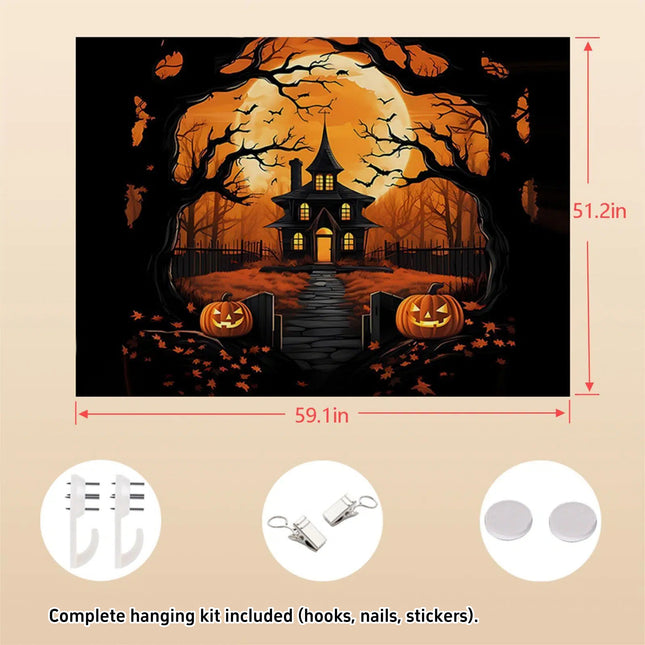 Halloween Tapestry Wall Hanging