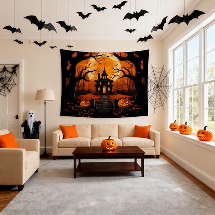 Halloween Tapestry Wall Hanging