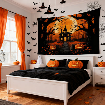 Halloween Tapestry Wall Hanging