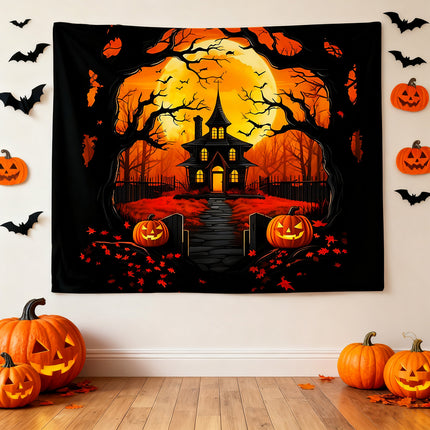 Halloween Tapestry Wall Hanging