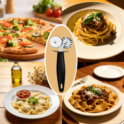 Pizza Cutter Wheel - Stainless Steel Pastry Cutter Tool